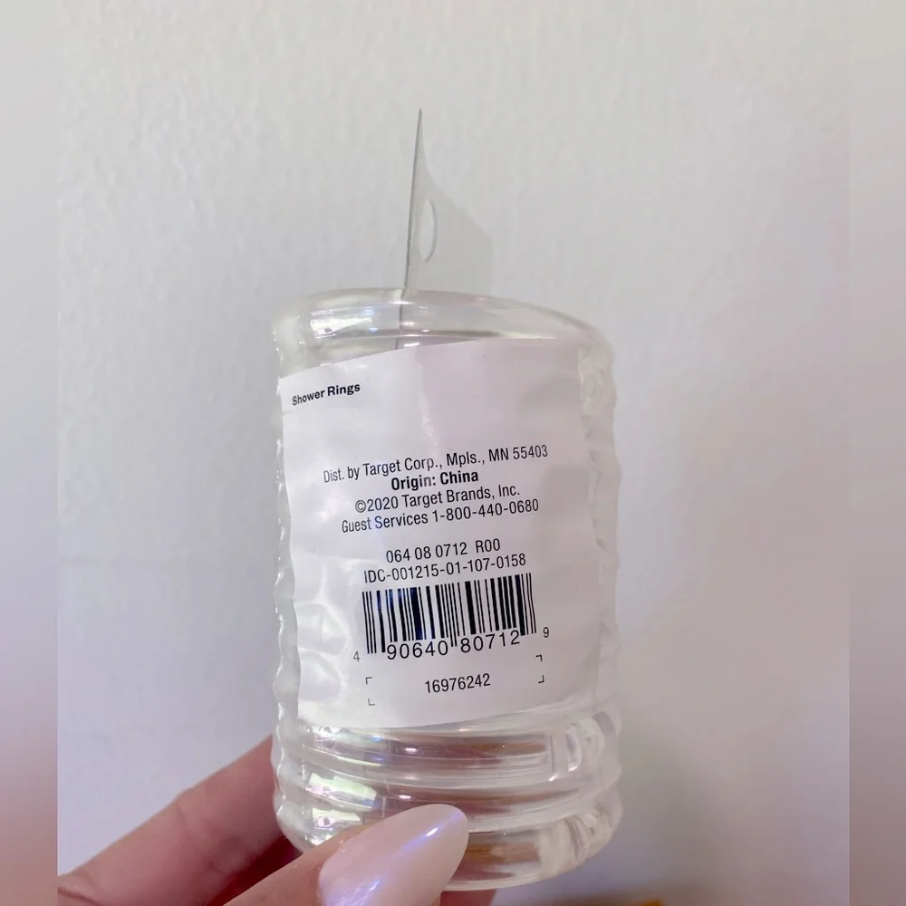Room Essentials “Shower rings” new + sealed 12 count